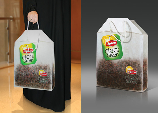 Lipton Clear Green Tea bag: Carry Bag